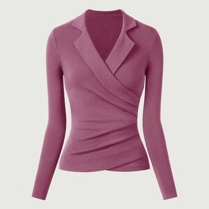 OGL Women's Blouse in Mauve NWT